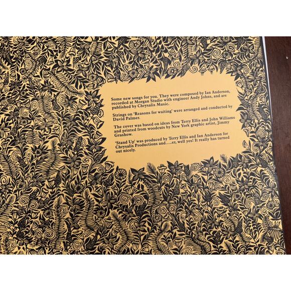 Jethro Tull Stand Up Vinyl Record NWOT - Picture 5 of 9